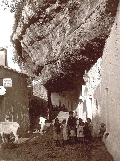 Setenil de las Bodegas, 1907 photographed at art exhibit in old tower
